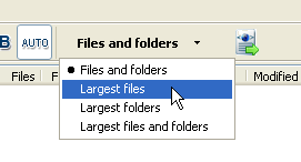 List Largest Files