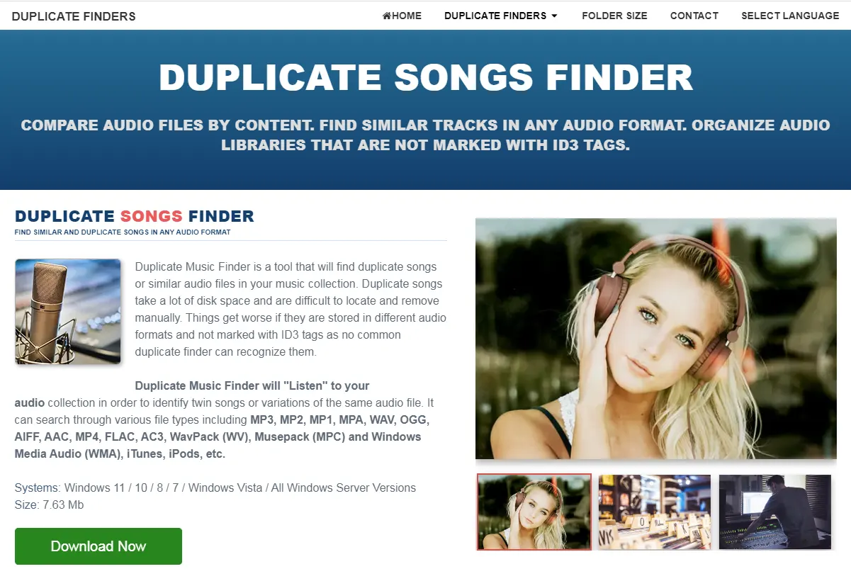 Free Duplicate Song Finder